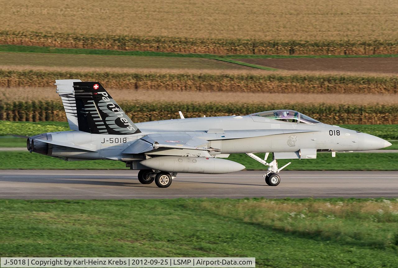 J-5018, 1998 McDonnell Douglas F/A-18C Hornet C/N 1366, Swiss Air Force