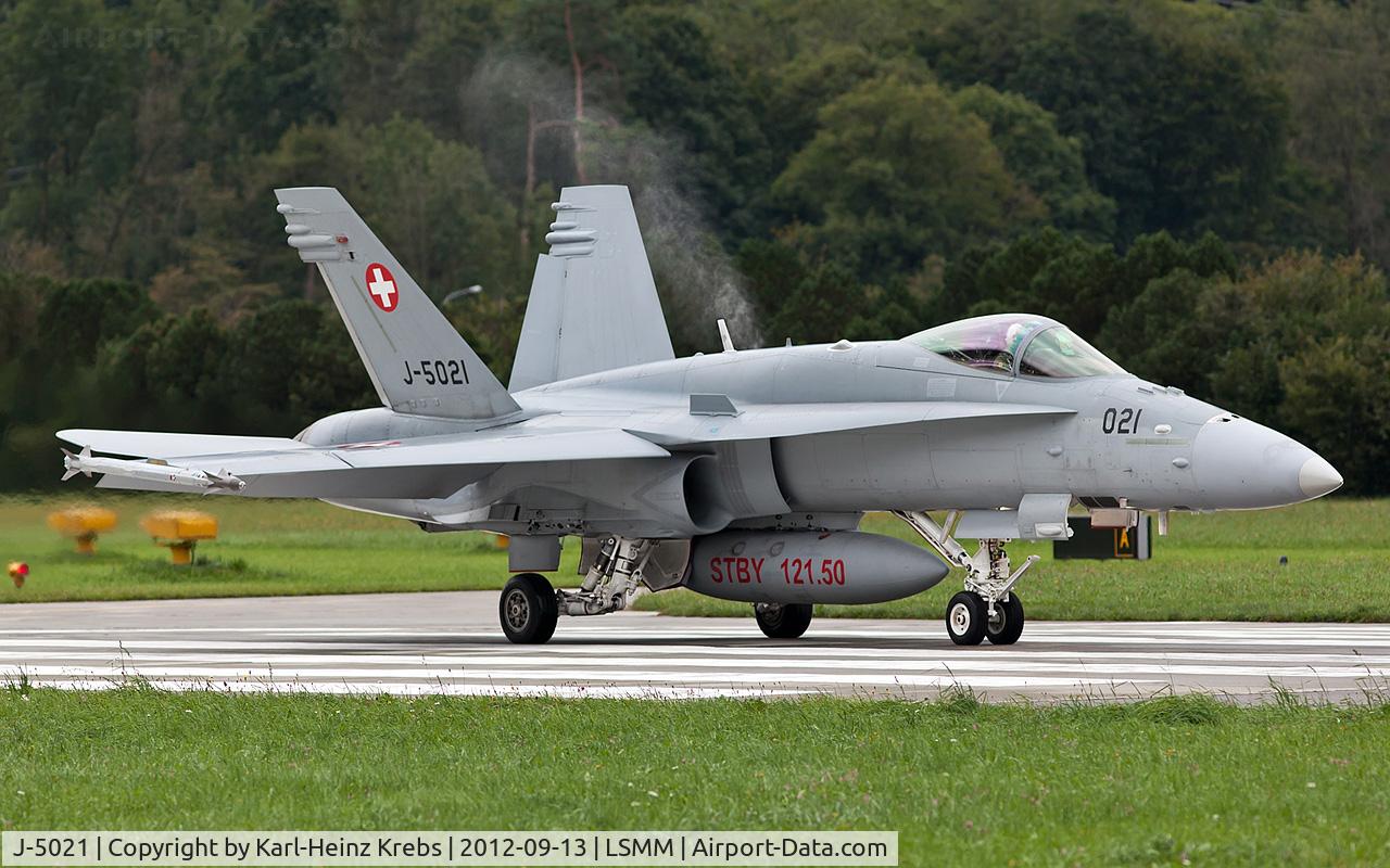 J-5021, McDonnell Douglas F/A-18C Hornet C/N 1370/SFC021, Swiss Air Force