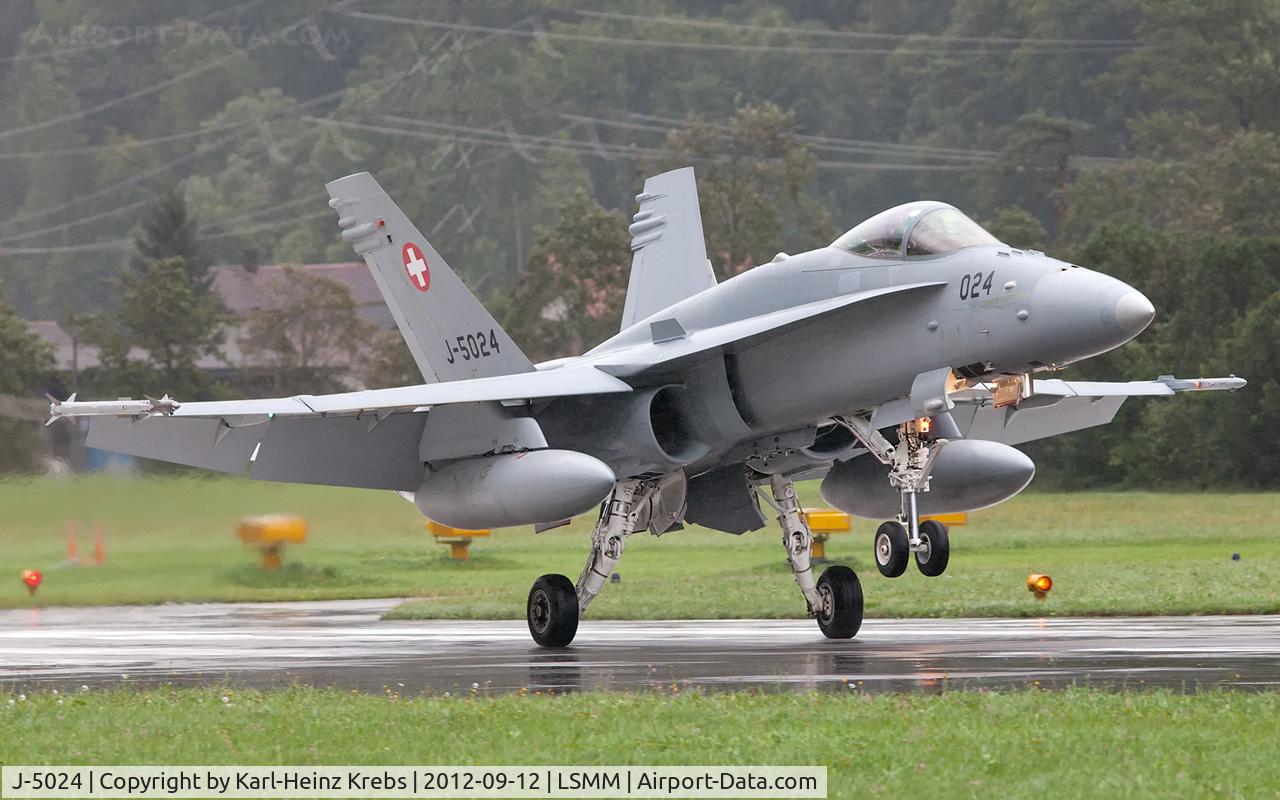 J-5024, 1999 McDonnell Douglas F/A-18C Hornet C/N 1373, Swiss Air Force