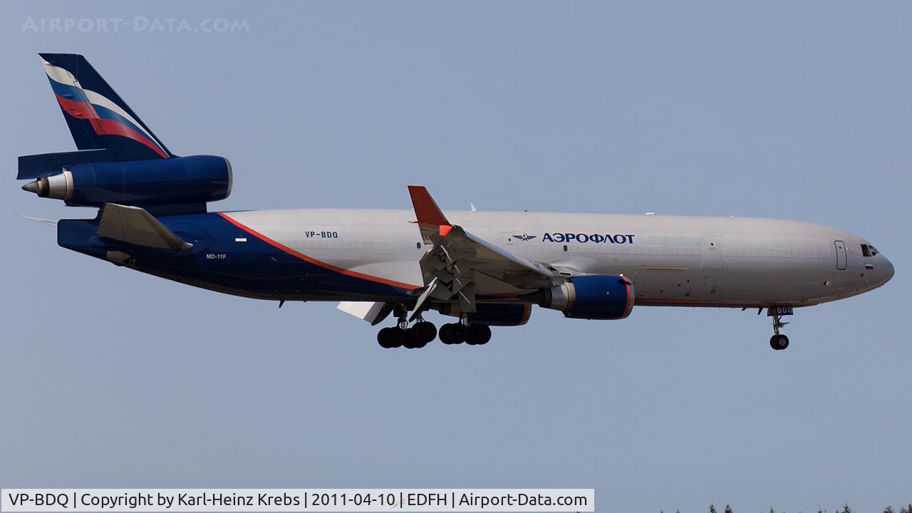 VP-BDQ, 1993 McDonnell Douglas MD-11F C/N 48504, Aeroflot