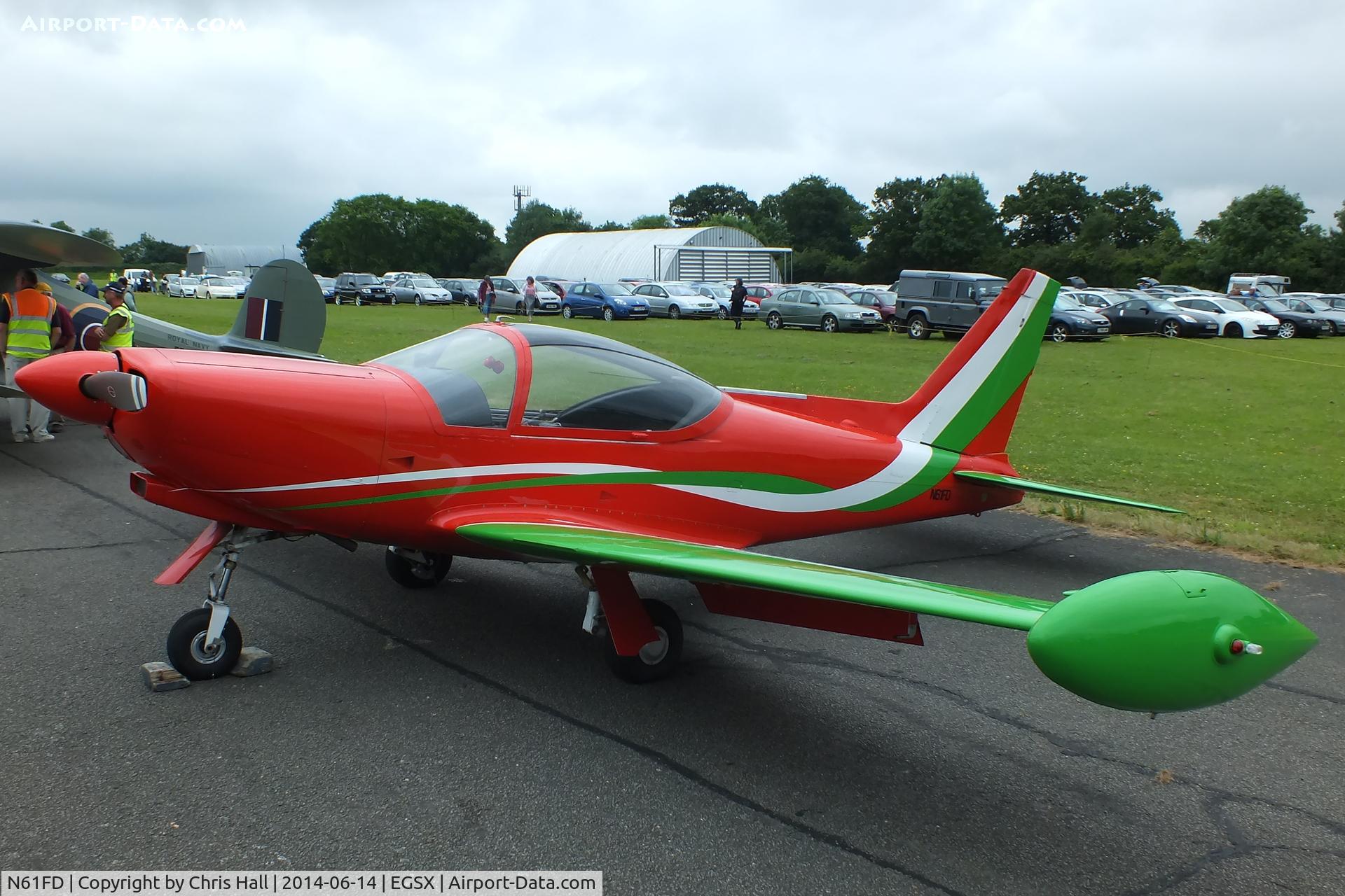 N61FD, 1983 SIAI-Marchetti F-260C C/N 719, at the Air Britain fly in