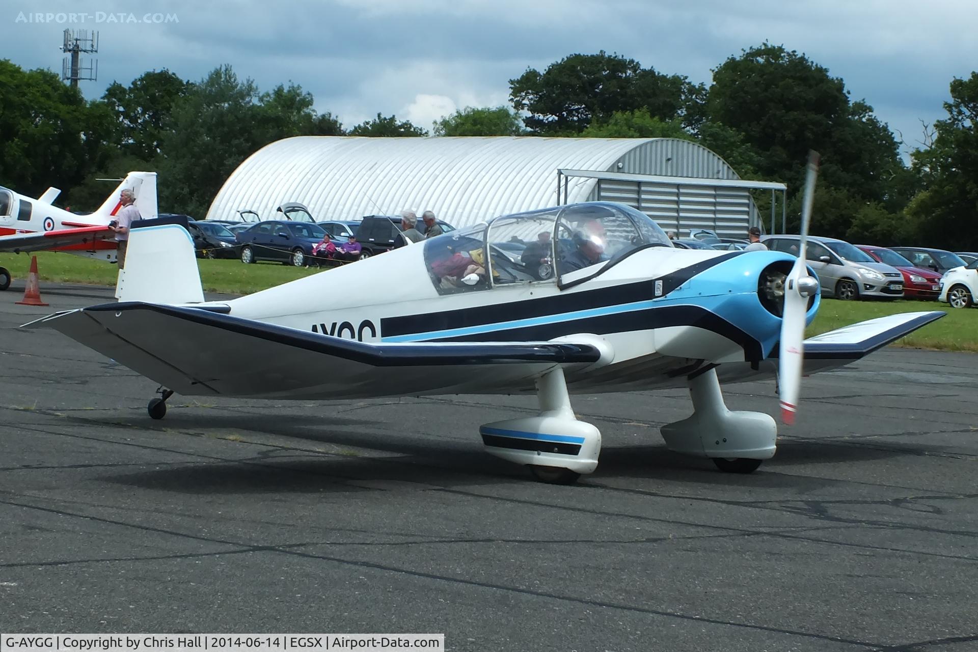 G-AYGG, 1960 Jodel (Wassmer) D-120 Paris-Nice C/N 184, at the Air Britain fly in