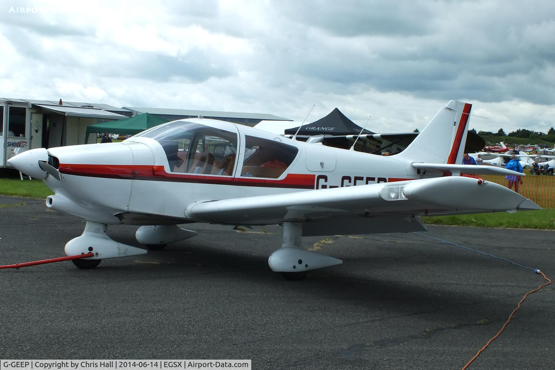 G-GEEP, 1980 Robin R-1180TD Aiglon C/N 266, at the Air Britain fly in
