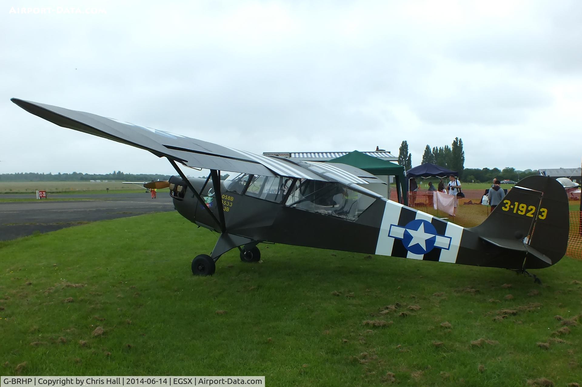 G-BRHP, 1942 Aeronca O-58B Defender C/N 058B-8533, at the Air Britain fly in