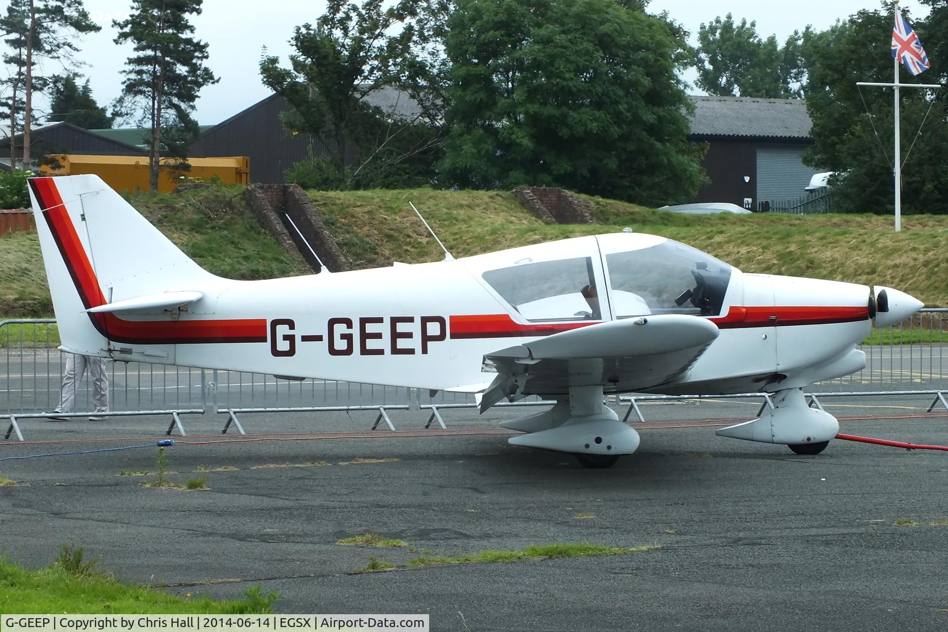 G-GEEP, 1980 Robin R-1180TD Aiglon C/N 266, at the Air Britain fly in
