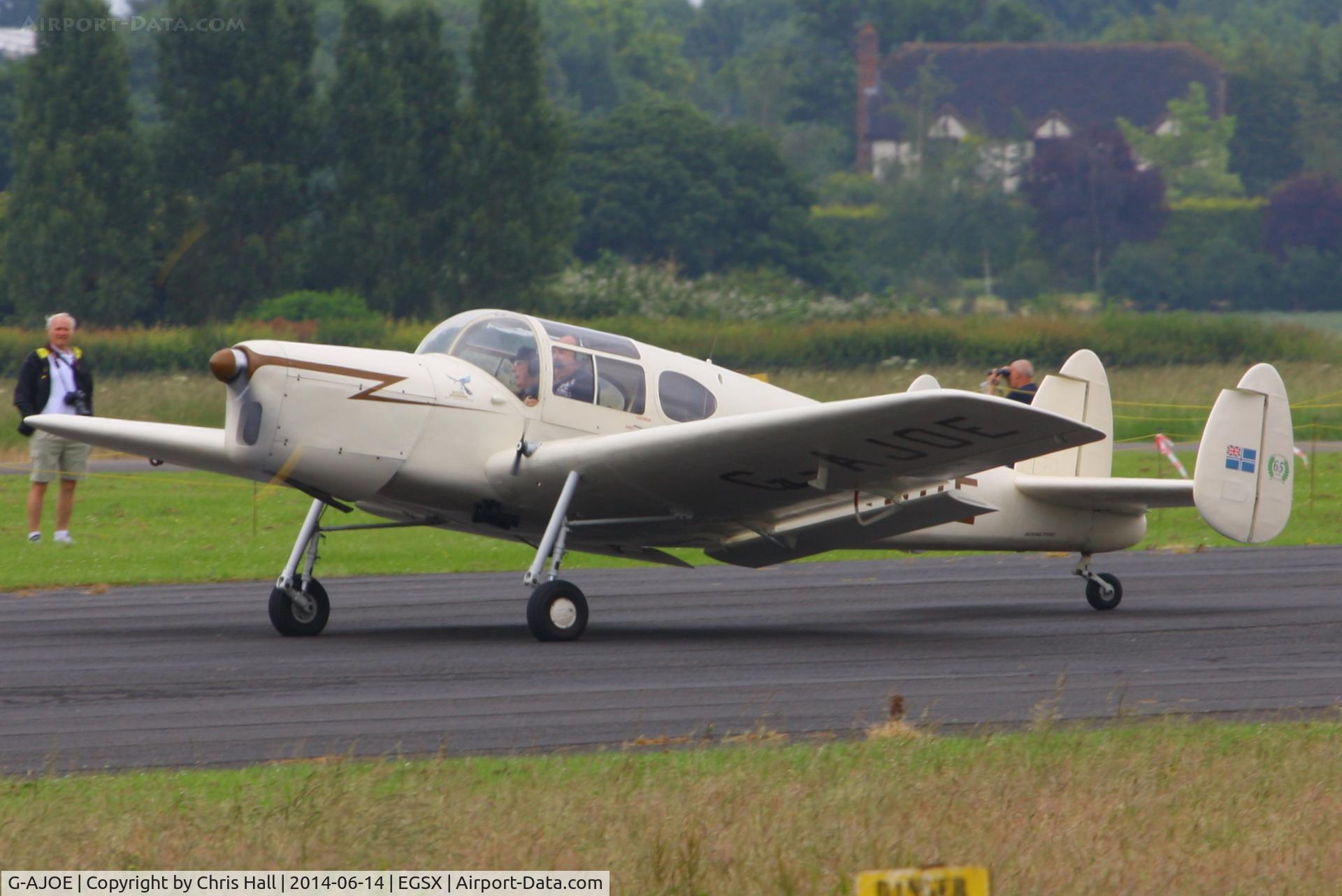 G-AJOE, 1947 Miles M.38 Messenger 2A C/N 6367, at the Air Britain fly in