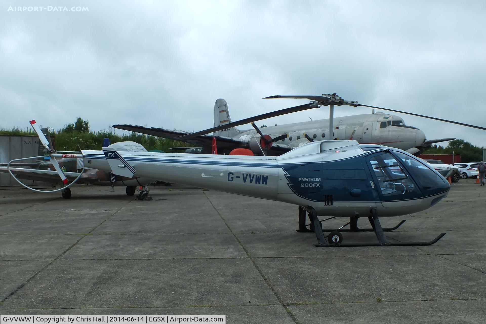 G-VVWW, 1990 Enstrom 280FX Shark C/N 2056, North Weald resident