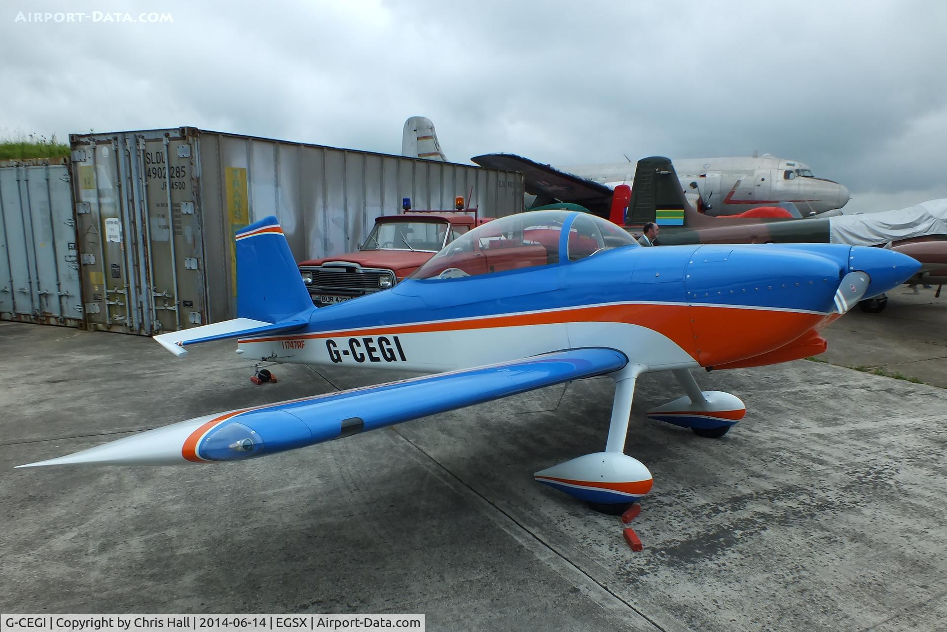 G-CEGI, 2003 Van's RV-8 C/N 81480, North Weald resident