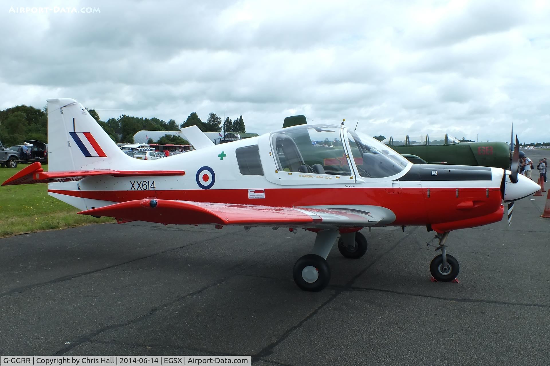 G-GGRR, 1974 Scottish Aviation Bulldog T.1 C/N BH120/272, at the Air Britain fly in