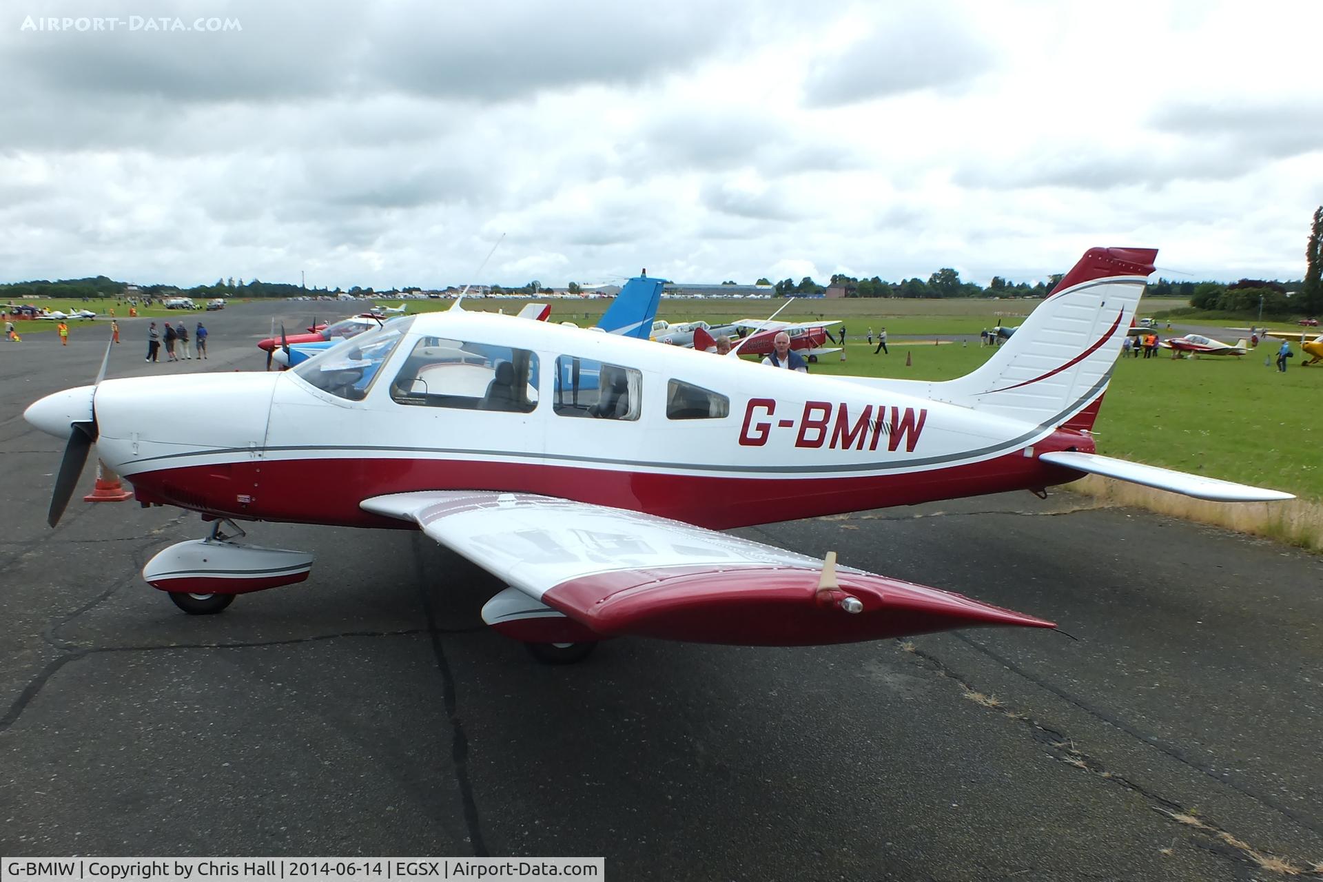 G-BMIW, 1981 Piper PA-28-181 Cherokee Archer II C/N 28-8190093, at the Air Britain fly in