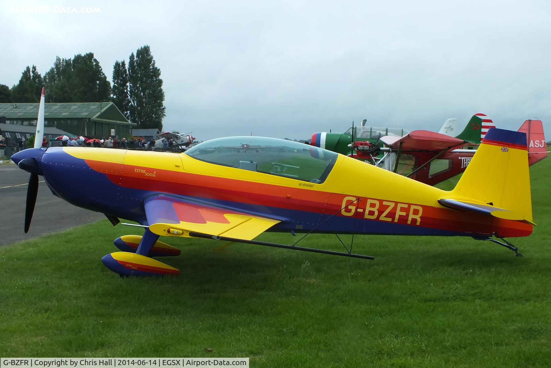 G-BZFR, 2000 Extra EA-300L C/N 203, at the Air Britain fly in