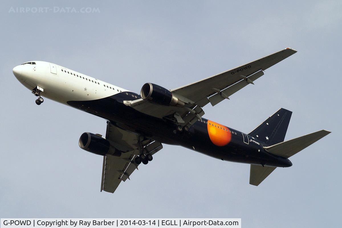 G-POWD, 2003 Boeing 767-36N/ER C/N 30847, Boeing 767-36NER [30847] (Titan Airways) Home~G 14/03/2014