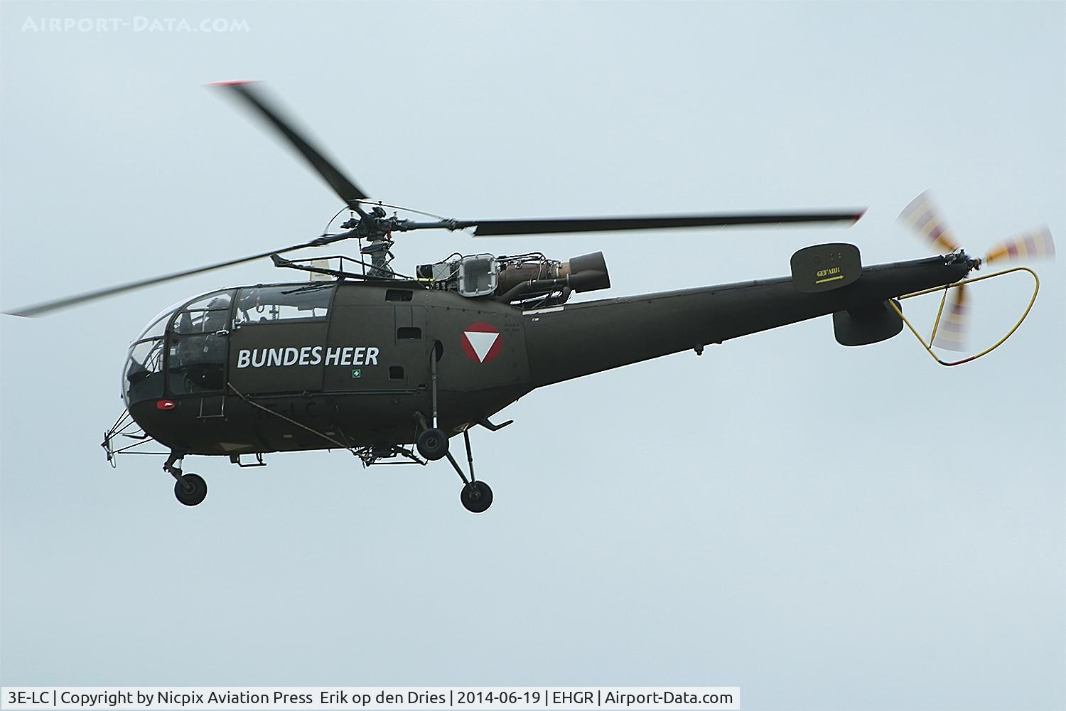 3E-LC, Sud SE-3160 Alouette III C/N 1047, Austria AF Alouette-II helicopter 3E-LC