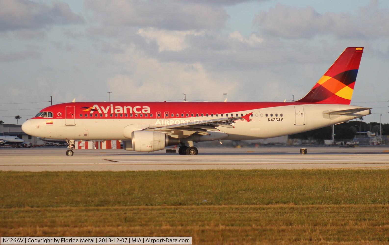 N426AV, 2009 Airbus A320-214 C/N 4026, Avianca A320