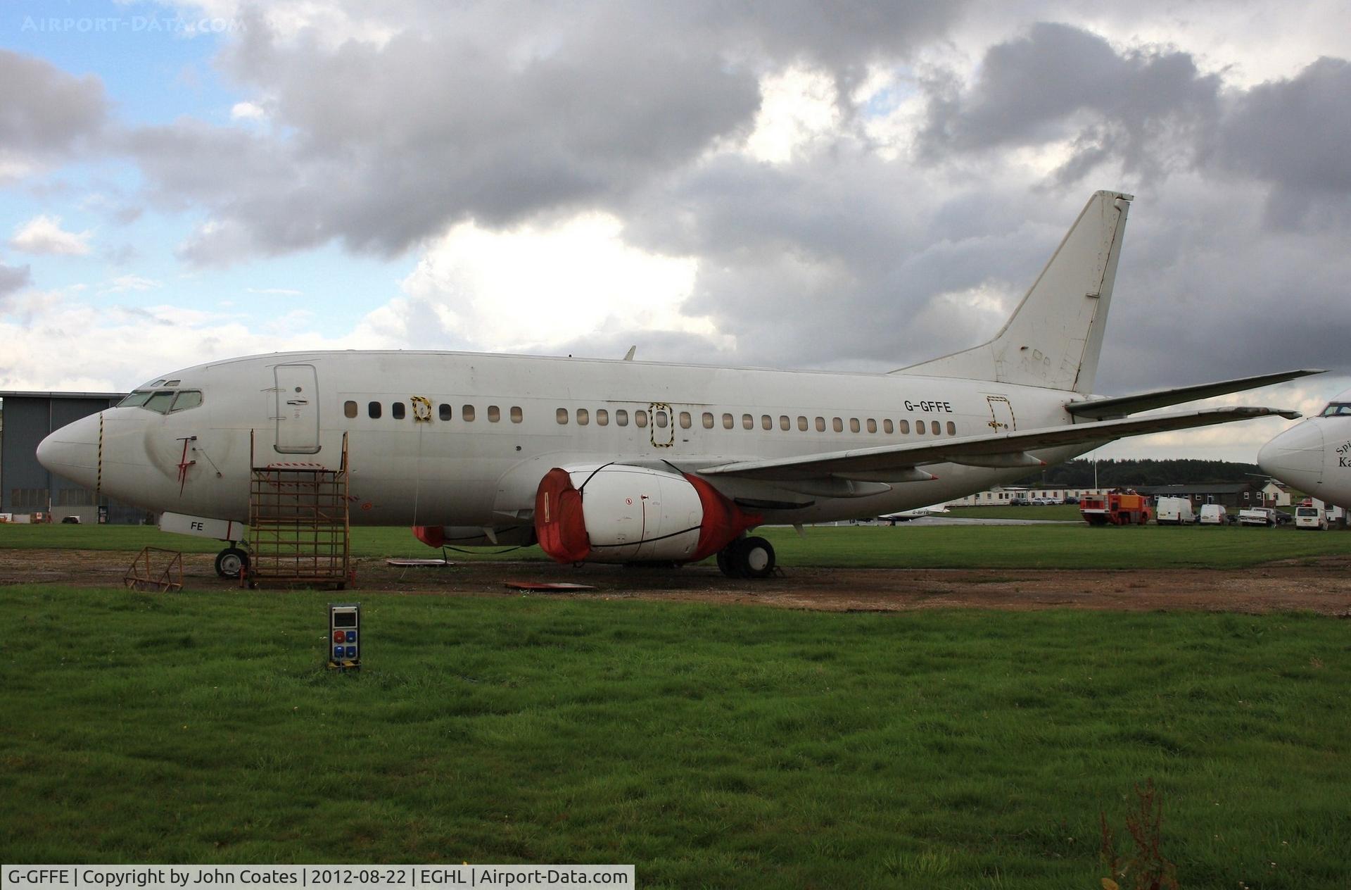 G-GFFE, 1995 Boeing 737-528 C/N 27424, Stored at ATC