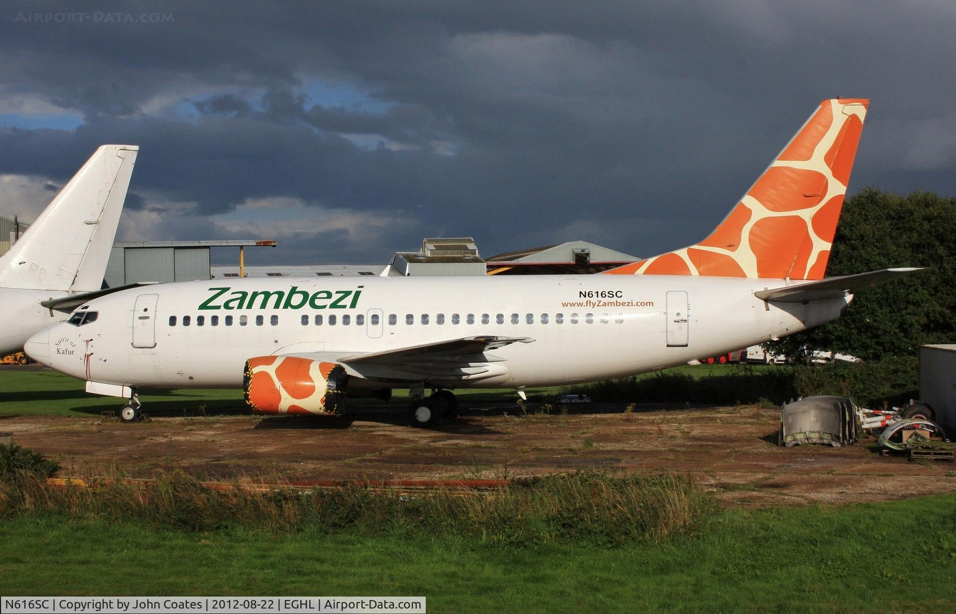 N616SC, 1993 Boeing 737-5Y0 C/N 26101, Stored at ATC