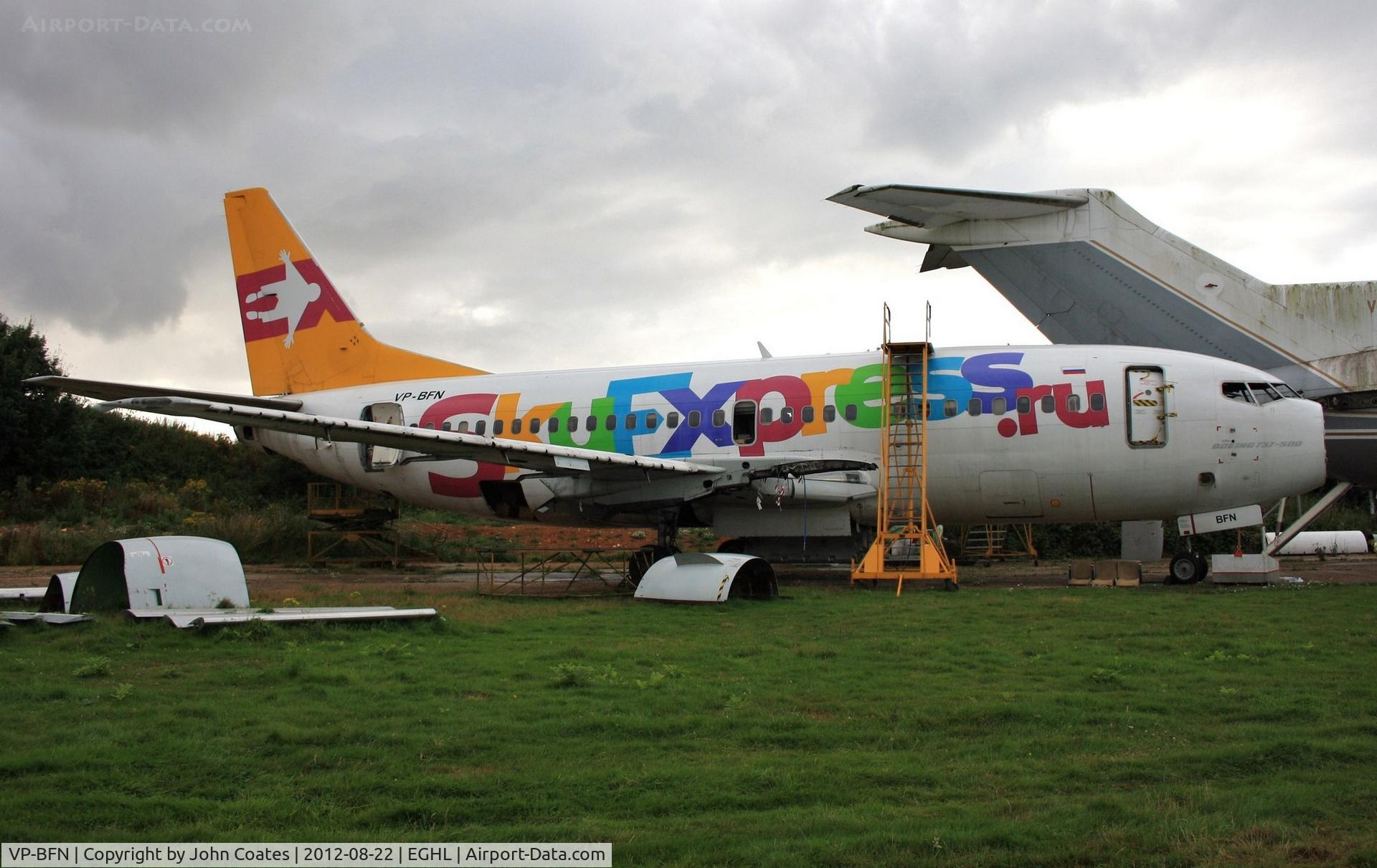 VP-BFN, 1990 Boeing 737-53A C/N 24922, End of the road