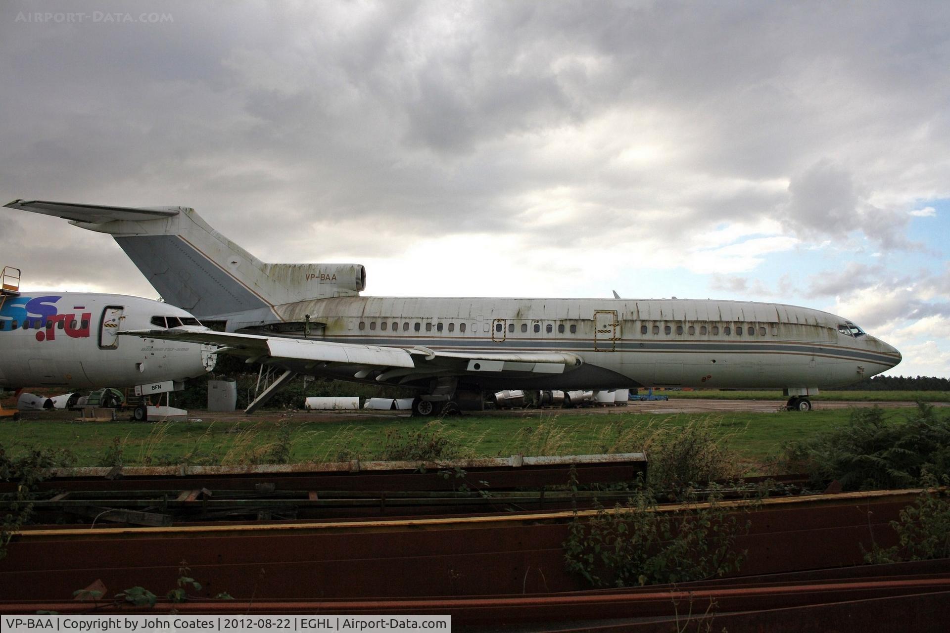 VP-BAA, 1966 Boeing 727-51 C/N 19123, Looking sad at ATC
