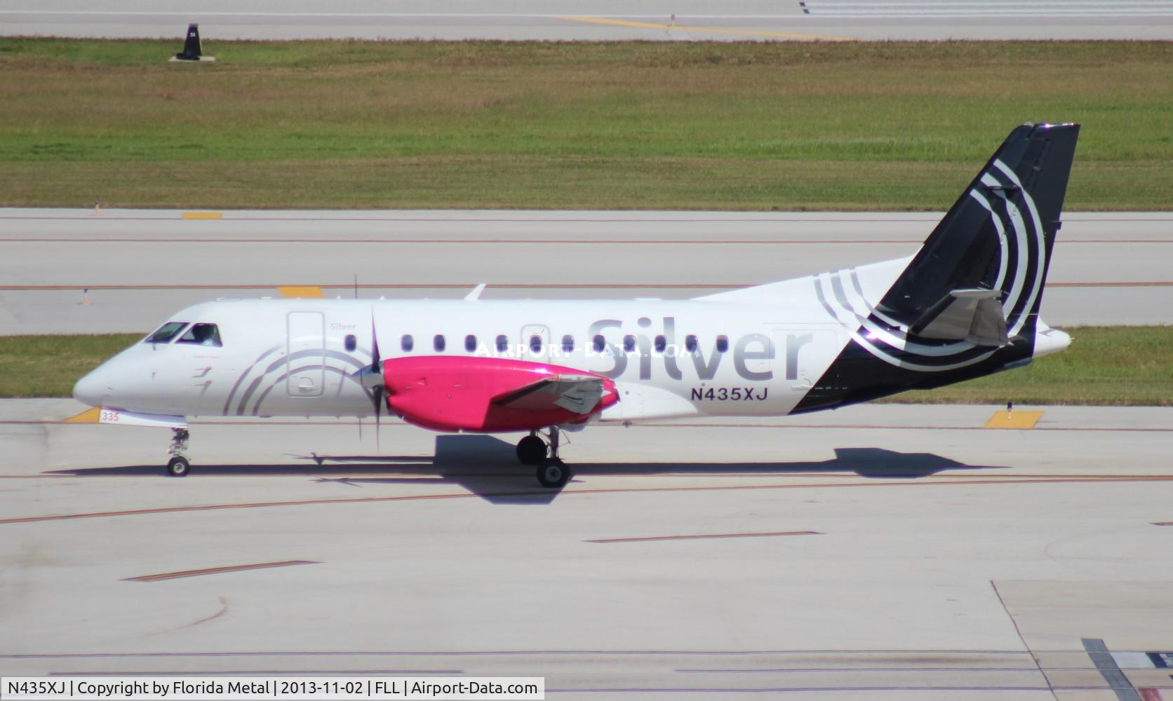 N435XJ, 1998 Saab 340B C/N 340B-435, Silver Airways Saab 340B