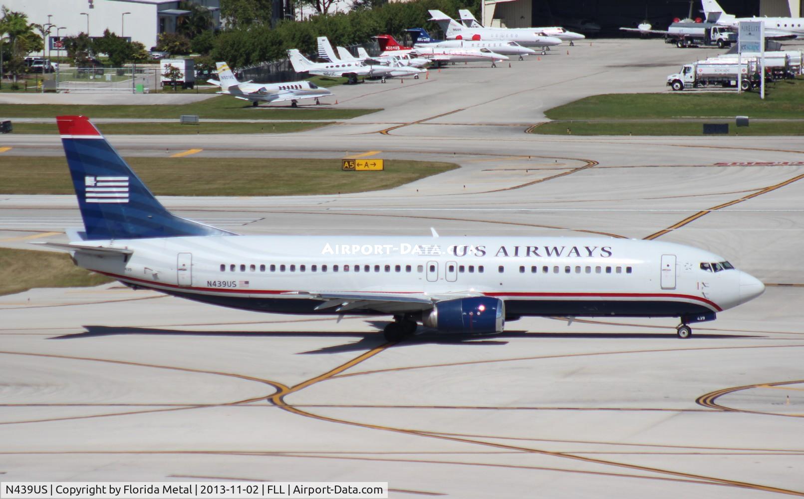 N439US, 1990 Boeing 737-4B7 C/N 24781, US Airways 737-400