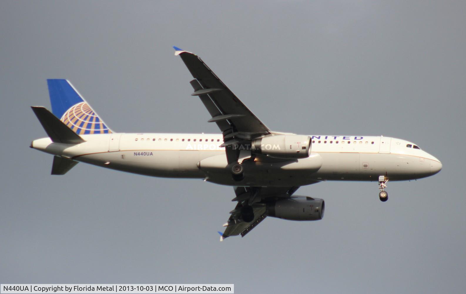 N440UA, 1997 Airbus A320-232 C/N 702, United A320