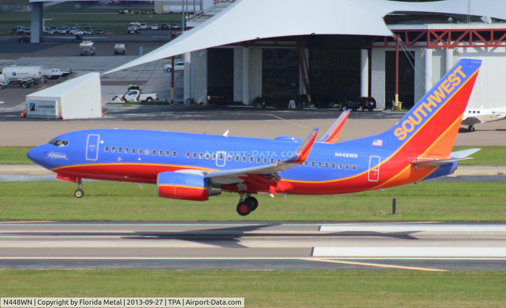 N448WN, 2003 Boeing 737-7H4 C/N 33721, Southwest 737-700