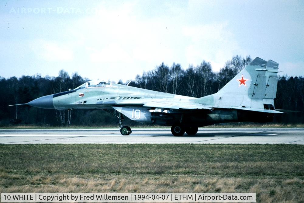 10 WHITE, Mikoyan-Gurevich MiG-29A C/N Not found 10WH, 33bap a/c