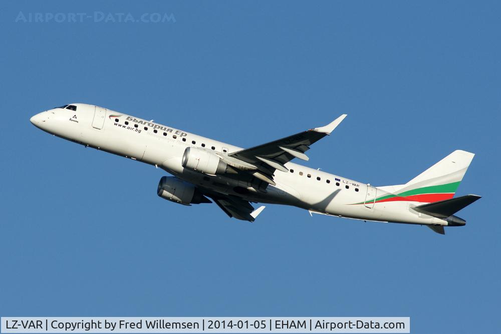 LZ-VAR, 2012 Embraer 190AR (ERJ-190-100IGW) C/N 19000496, BulgariaAir