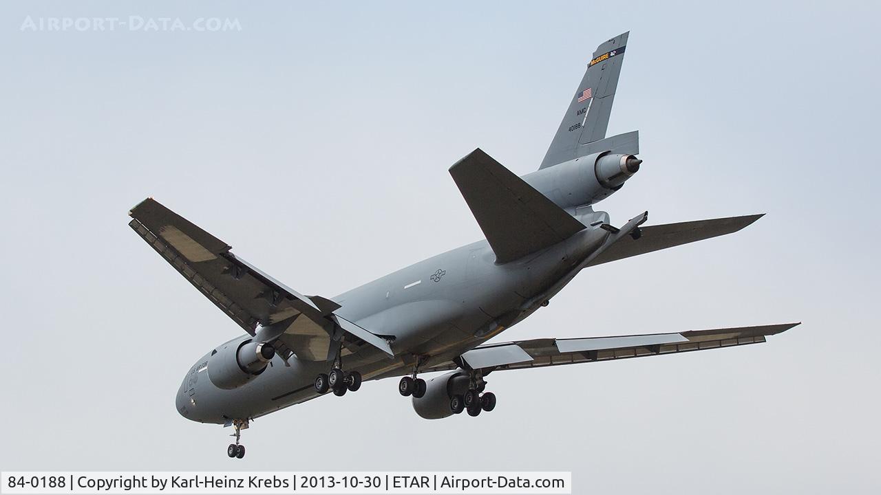 84-0188, 1984 McDonnell Douglas KC-10A Extender C/N 48227, US Air Force