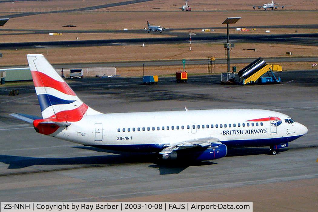 ZS-NNH, 1980 Boeing 737-236 C/N 21797, Boeing 737-236 [21797] (Comair/British Airways) Johannesburg Int~ZS 08/10/2003