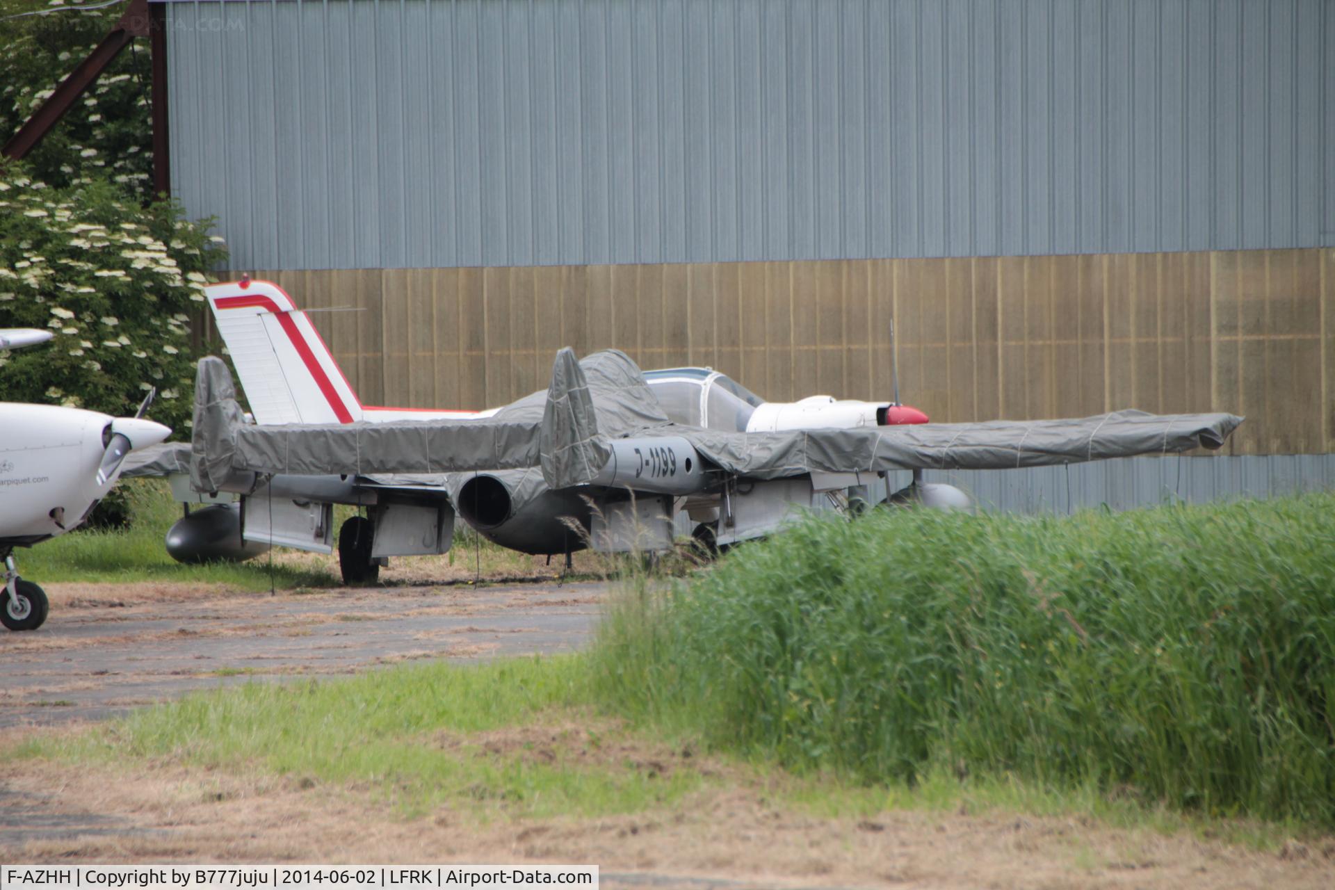 F-AZHH, De Havilland DH-110 Vampire FB.6 C/N 708, at Caen