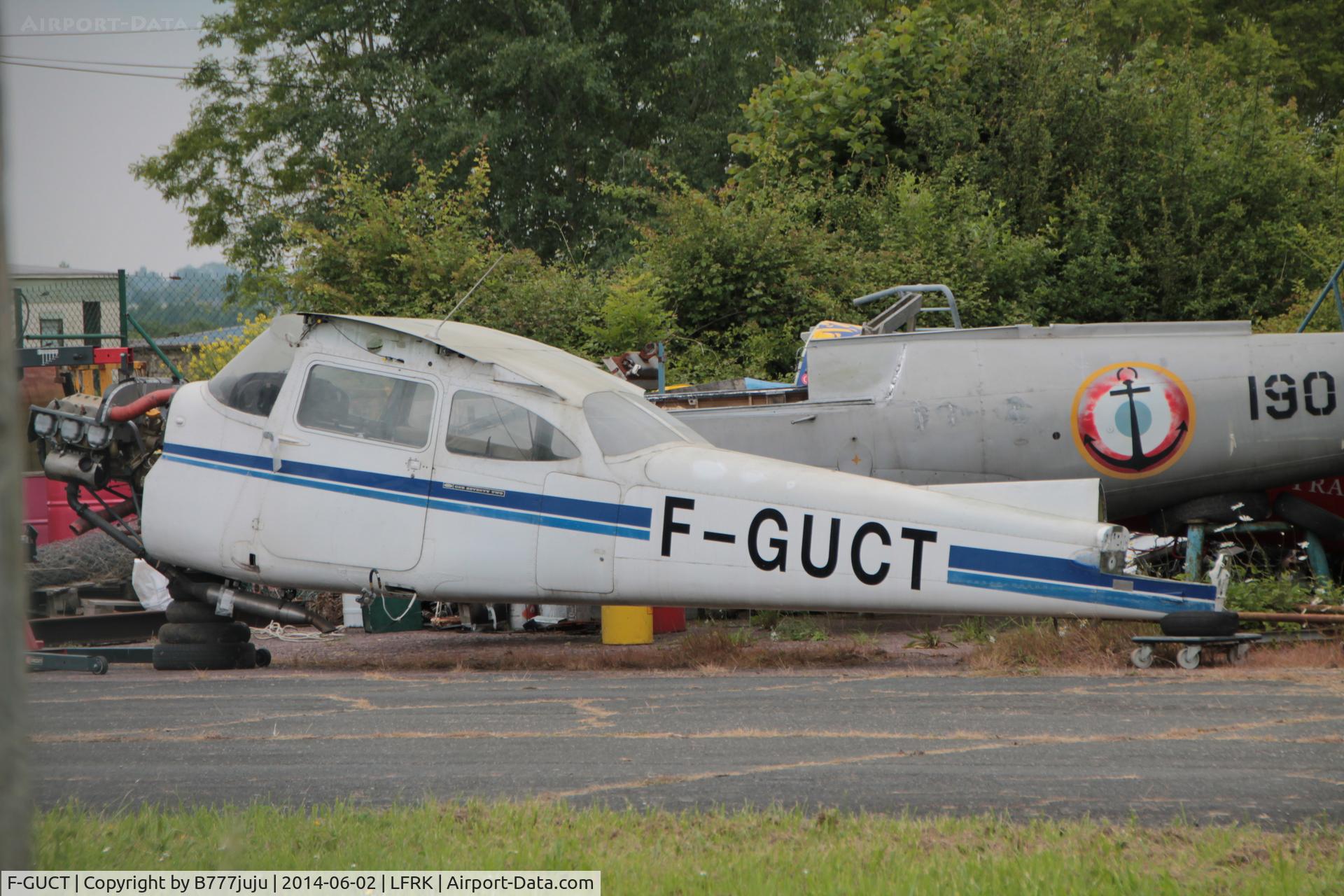 F-GUCT, Reims F172H Skyhawk C/N 0489, at Caen