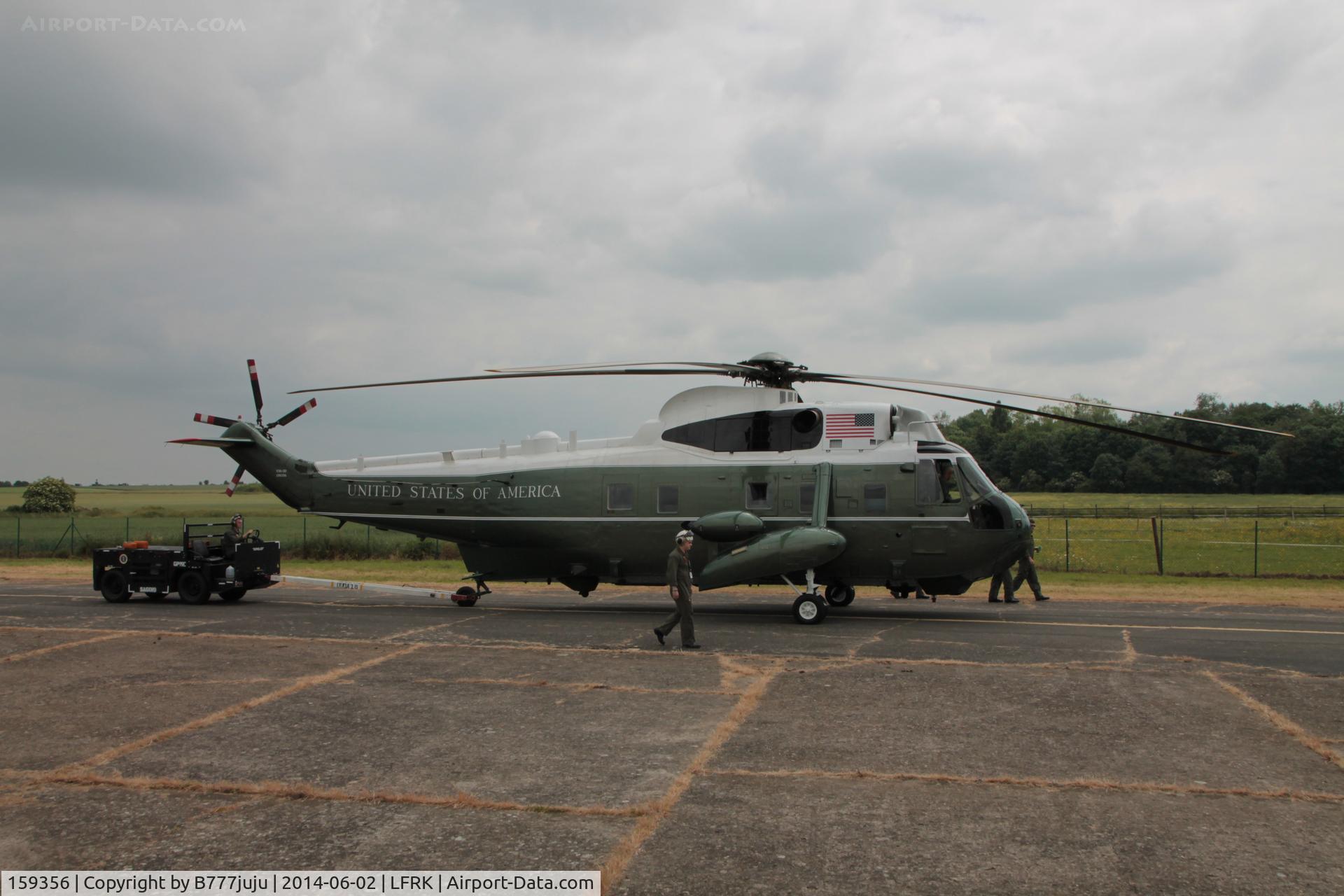 159356, Sikorsky VH-3D Sea King C/N 61730, at Caen