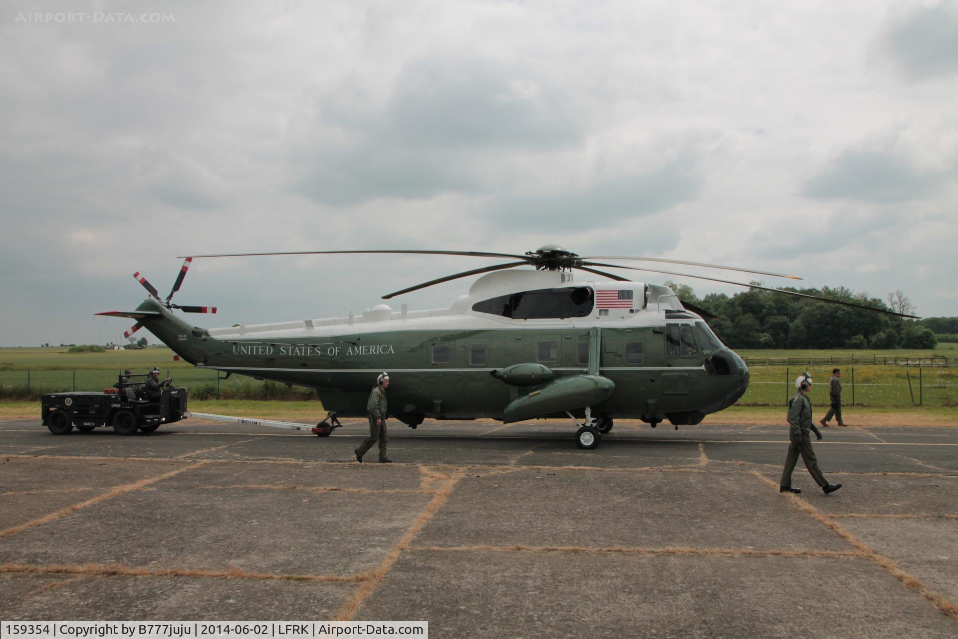 159354, Sikorsky VH-3D Sea King C/N 61728, at Caen