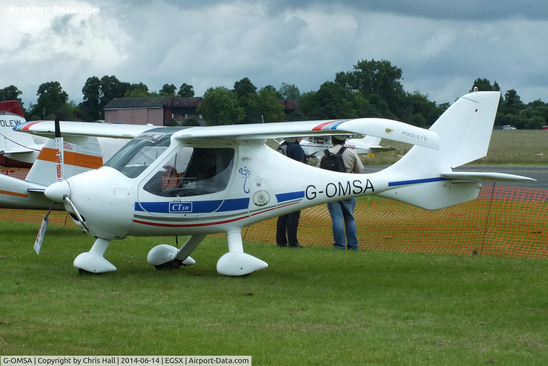 G-OMSA, 2009 Flight Design CTSW C/N 8501, at the Air Britain fly in