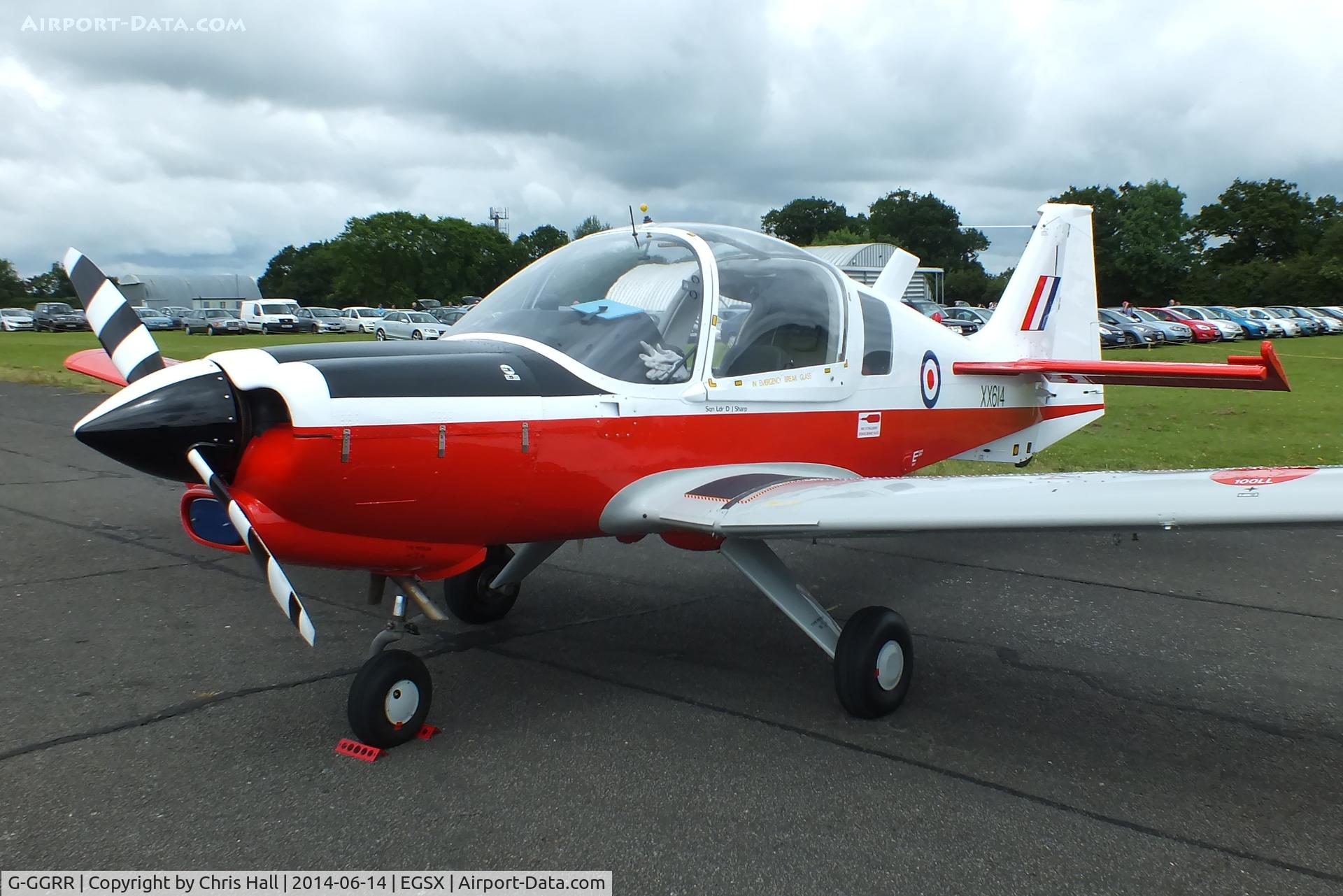 G-GGRR, 1974 Scottish Aviation Bulldog T.1 C/N BH120/272, at the Air Britain fly in