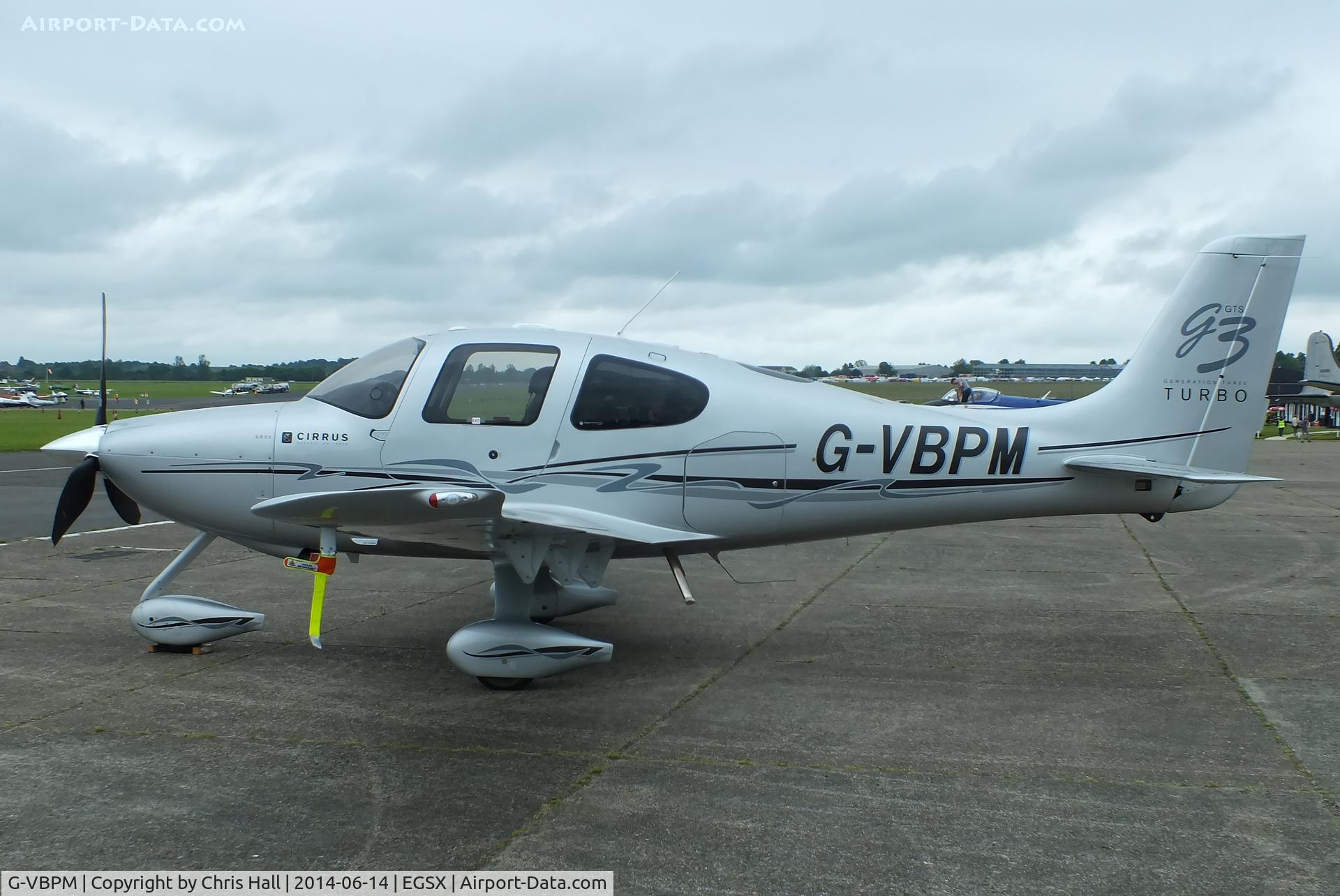 G-VBPM, 2008 Cirrus SR22 G3 GTS Turbo C/N 3173, at the Air Britain fly in