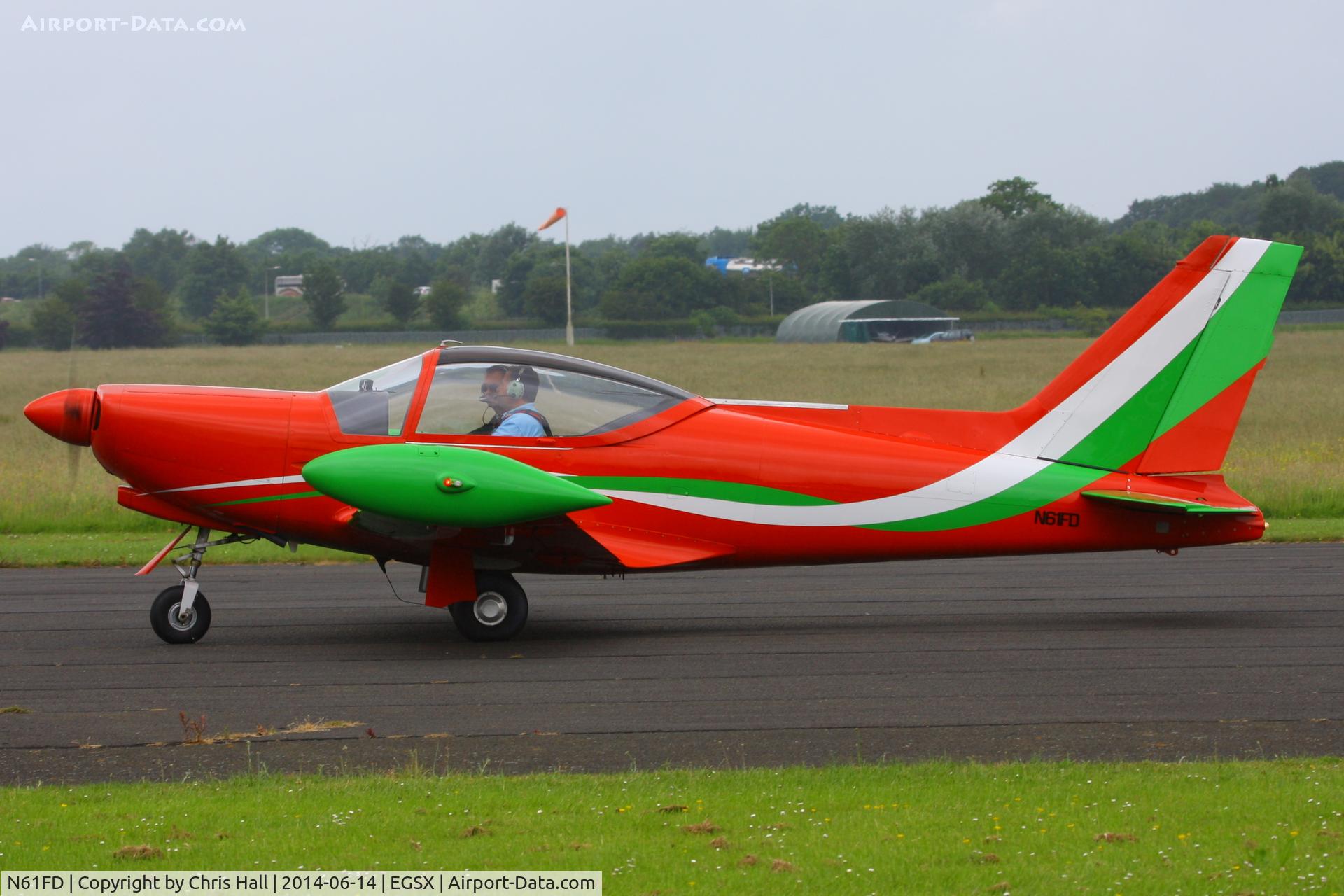 N61FD, 1983 SIAI-Marchetti F-260C C/N 719, at the Air Britain fly in