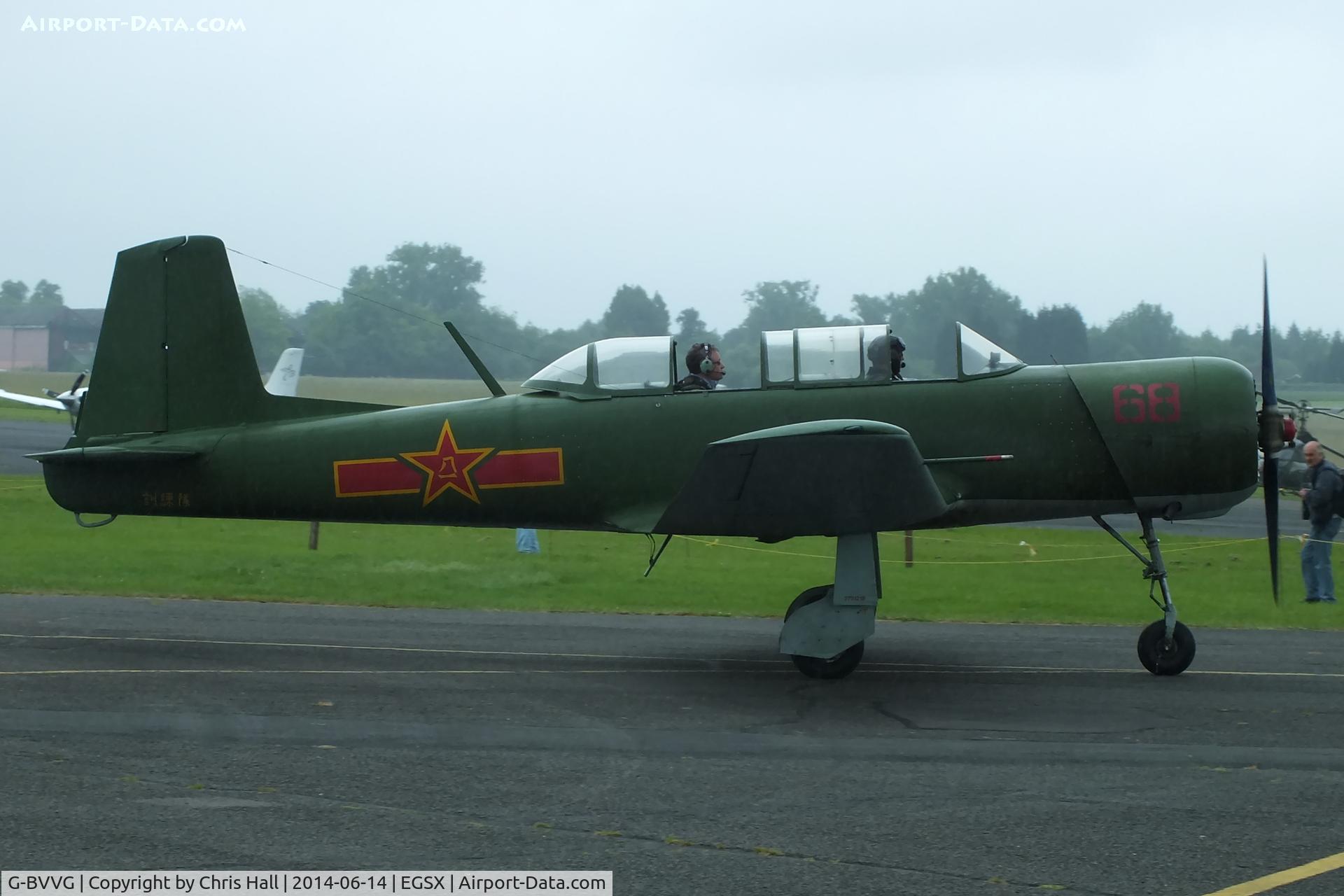 G-BVVG, 1966 Nanchang CJ-6A Chujiao C/N 2751219, at the Air Britain fly in