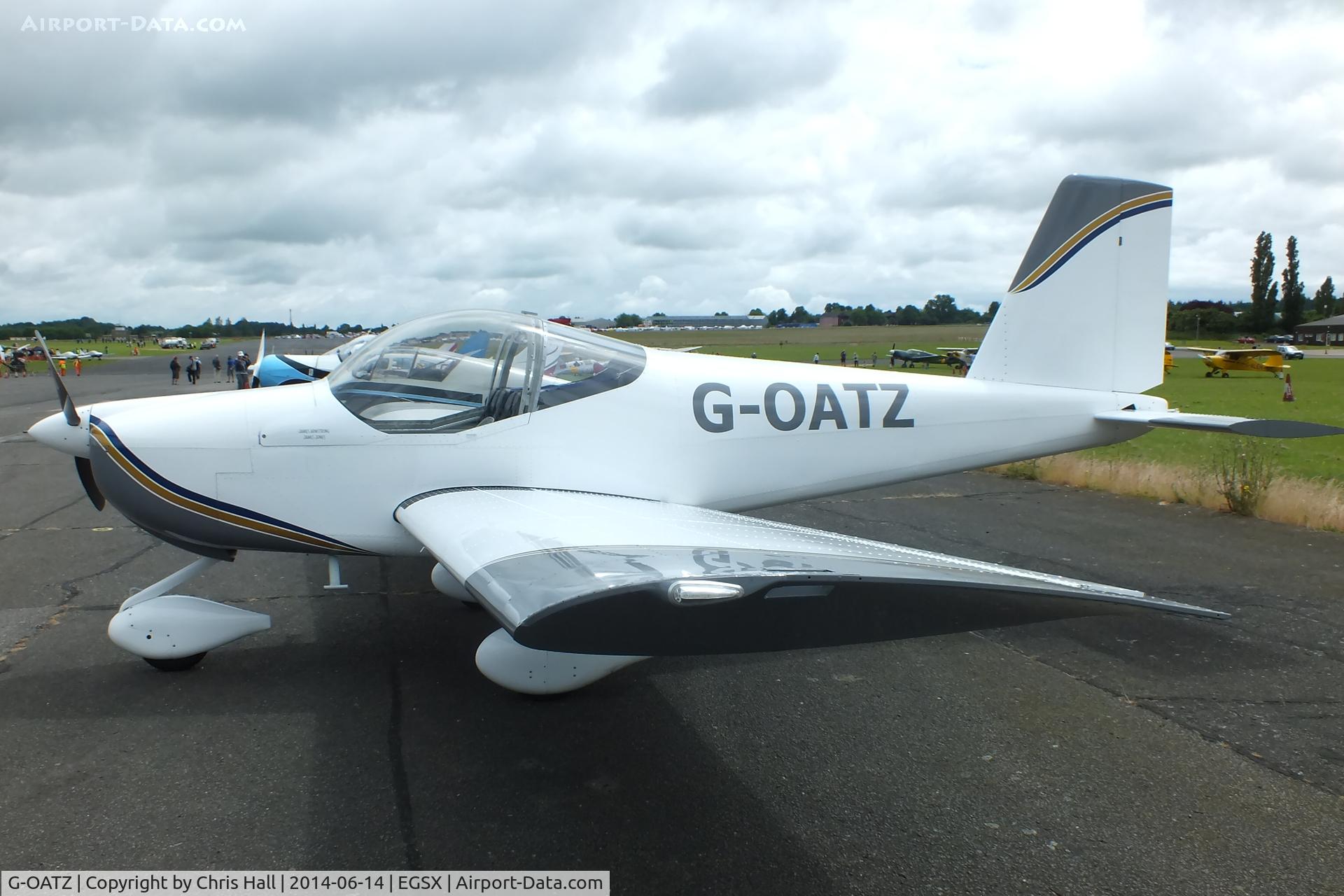 G-OATZ, 2011 Vans RV-12 C/N LAA-363-15079, at the Air Britain fly in