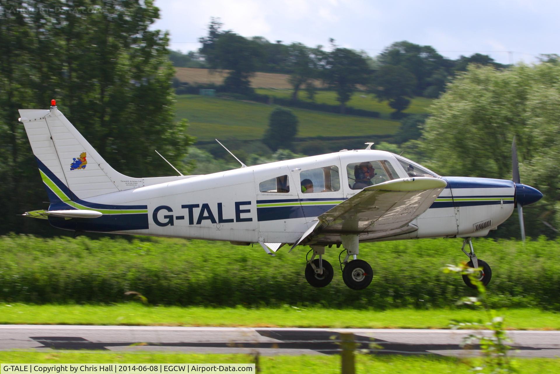 G-TALE, 1981 Piper PA-28-181 Cherokee Archer II C/N 28-8290048, visitor at Welshpool