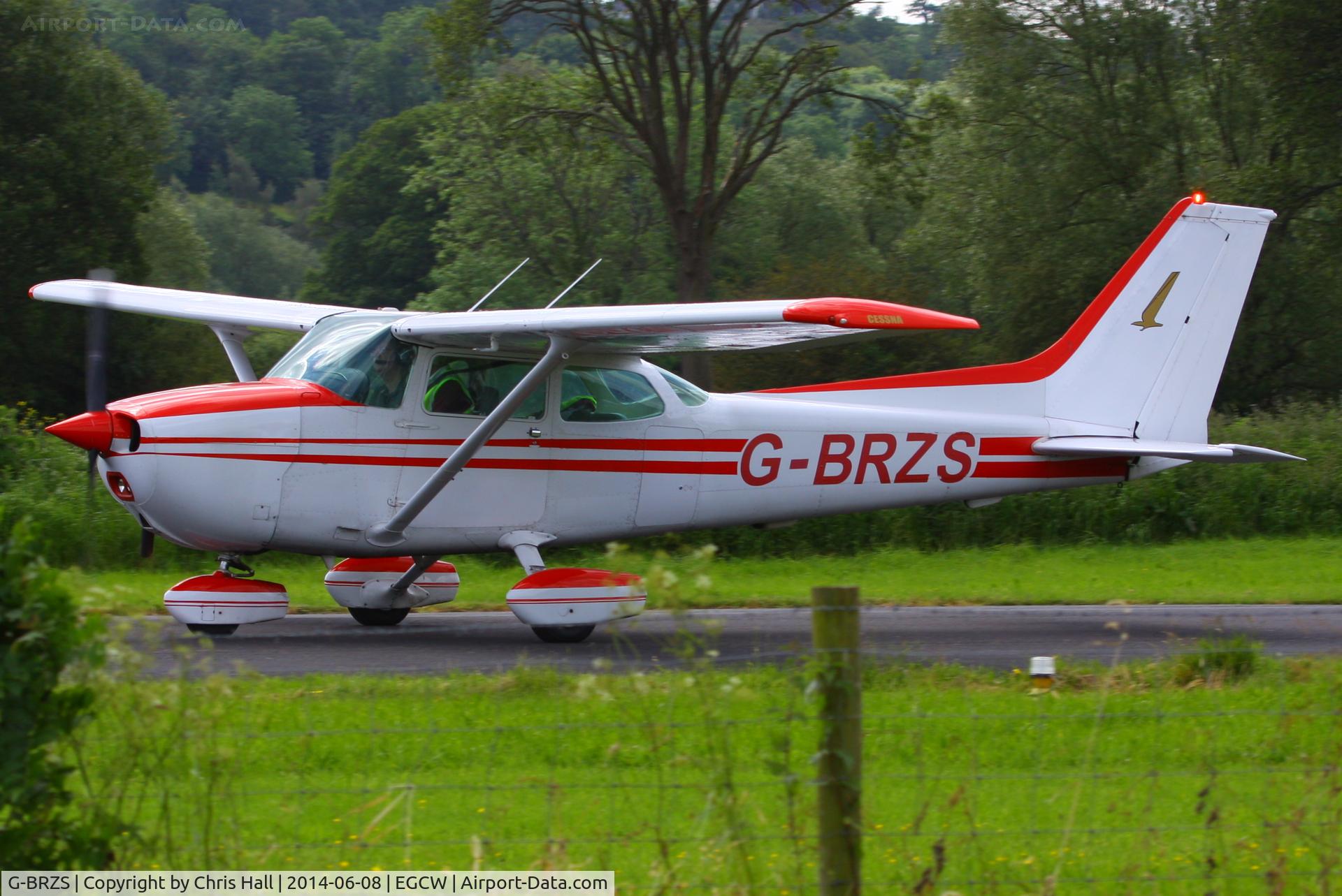 G-BRZS, 1981 Cessna 172P C/N 172-75004, visitor at Welshpool