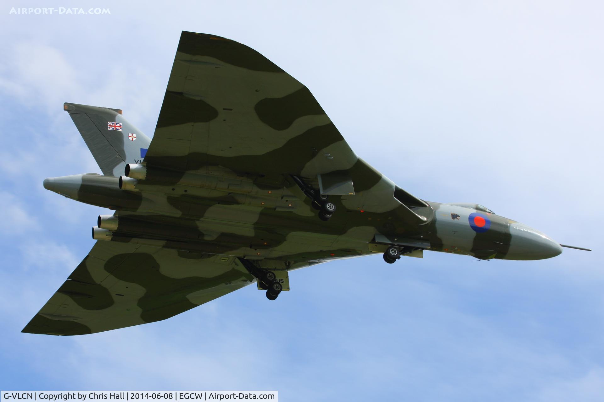 G-VLCN, 1960 Avro Vulcan B.2 C/N Set 12, at the Bob Jones Memorial Airshow, Welshpool