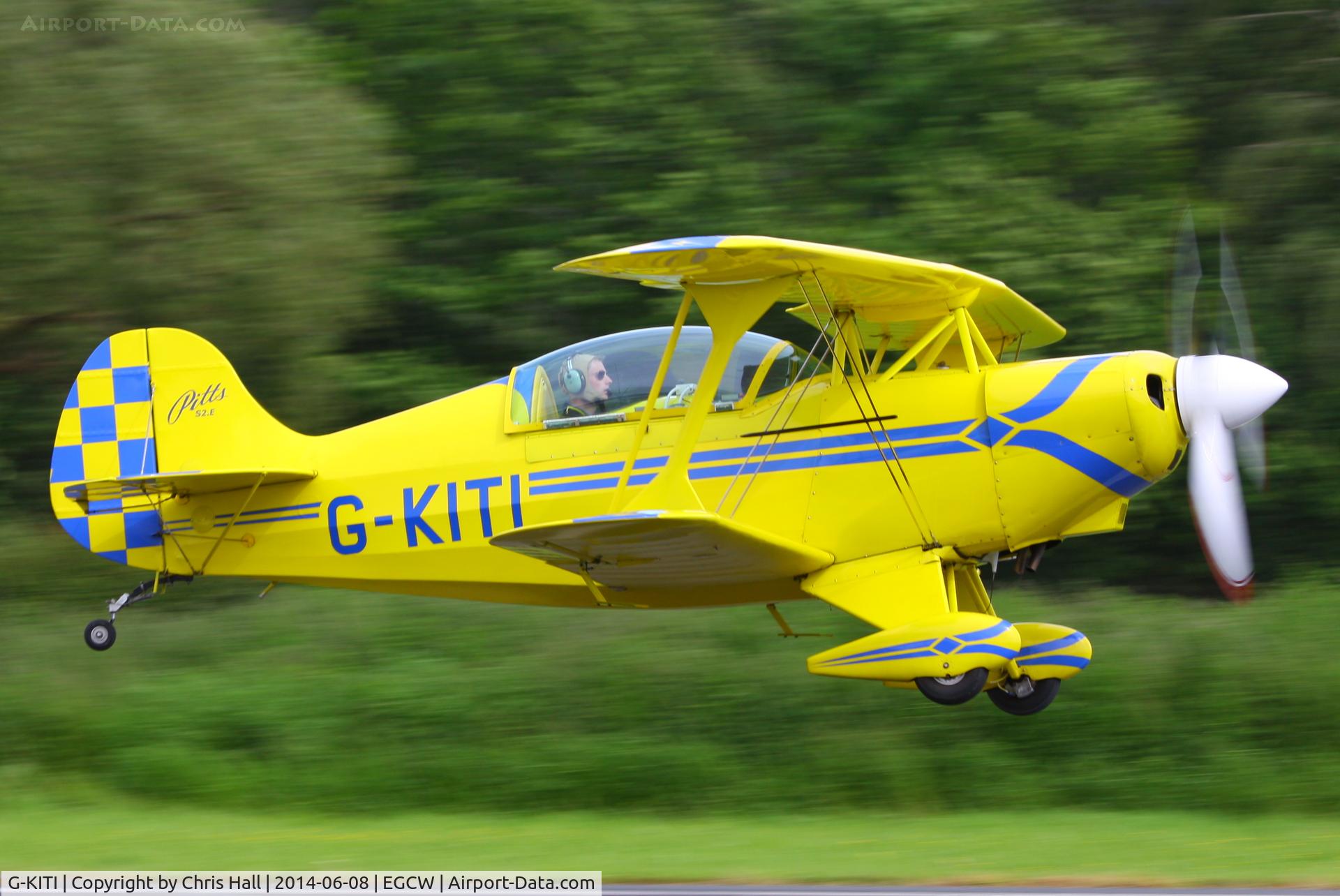 G-KITI, 1982 Pitts S-2E Special C/N 002, at the Bob Jones Memorial Airshow, Welshpool