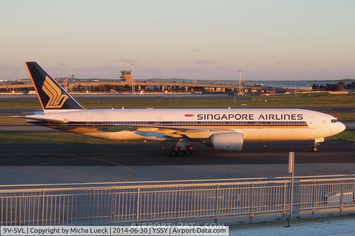 9V-SVL, 2002 Boeing 777-212/ER C/N 32336, At Sydney