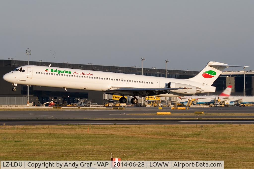 LZ-LDU, 1992 McDonnell Douglas MD-82 (DC-9-82) C/N 53204, Bulgarian Aircharter MD80