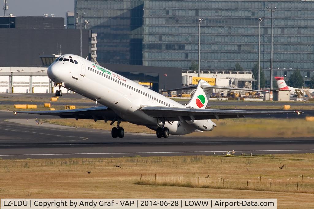 LZ-LDU, 1992 McDonnell Douglas MD-82 (DC-9-82) C/N 53204, Bulgarian Aircharter MD80