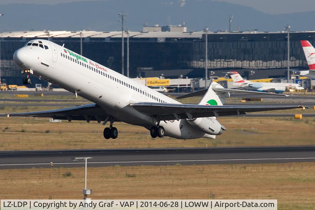 LZ-LDP, 1990 McDonnell Douglas MD-82 (DC-9-82) C/N 49973, Bulgarian Aircharter MD80