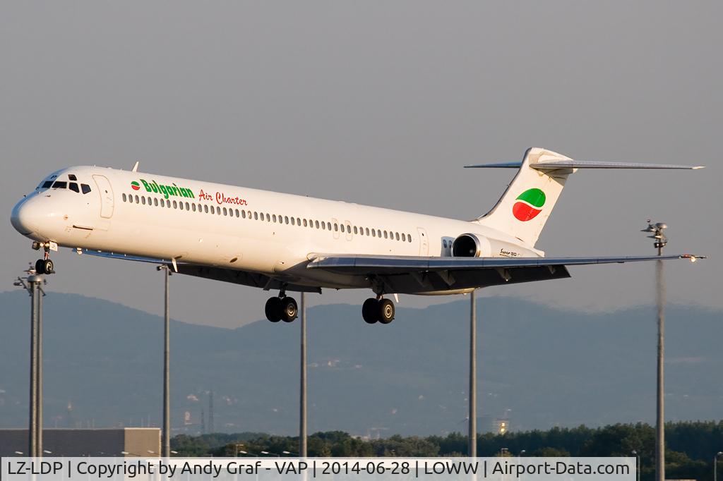LZ-LDP, 1990 McDonnell Douglas MD-82 (DC-9-82) C/N 49973, Bulgarian Aircharter MD80
