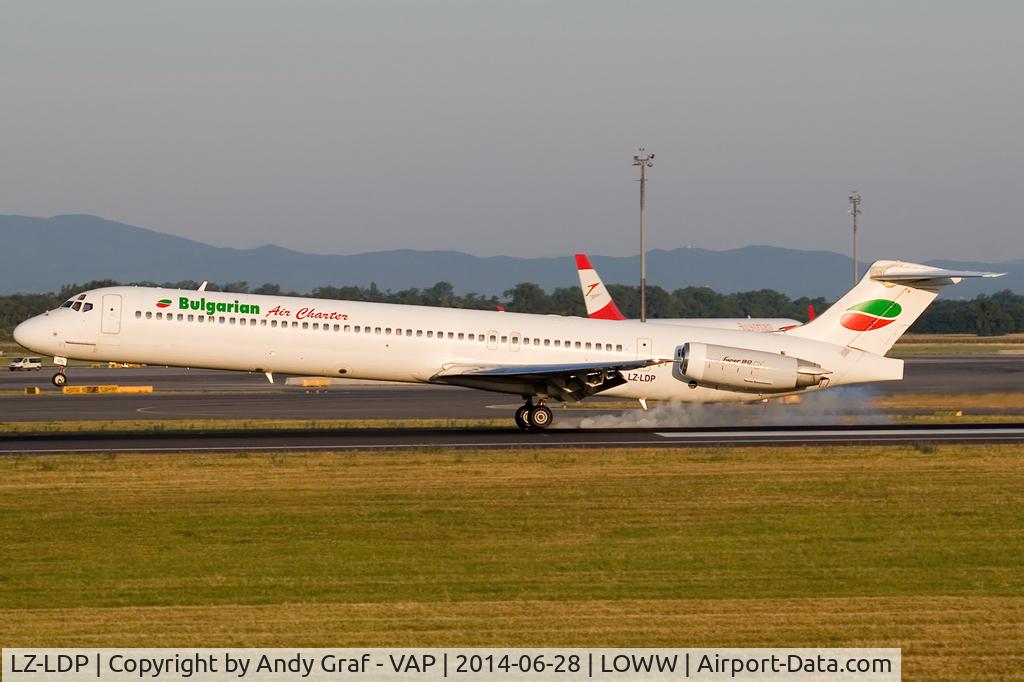 LZ-LDP, 1990 McDonnell Douglas MD-82 (DC-9-82) C/N 49973, Bulgarian Aircharter MD80